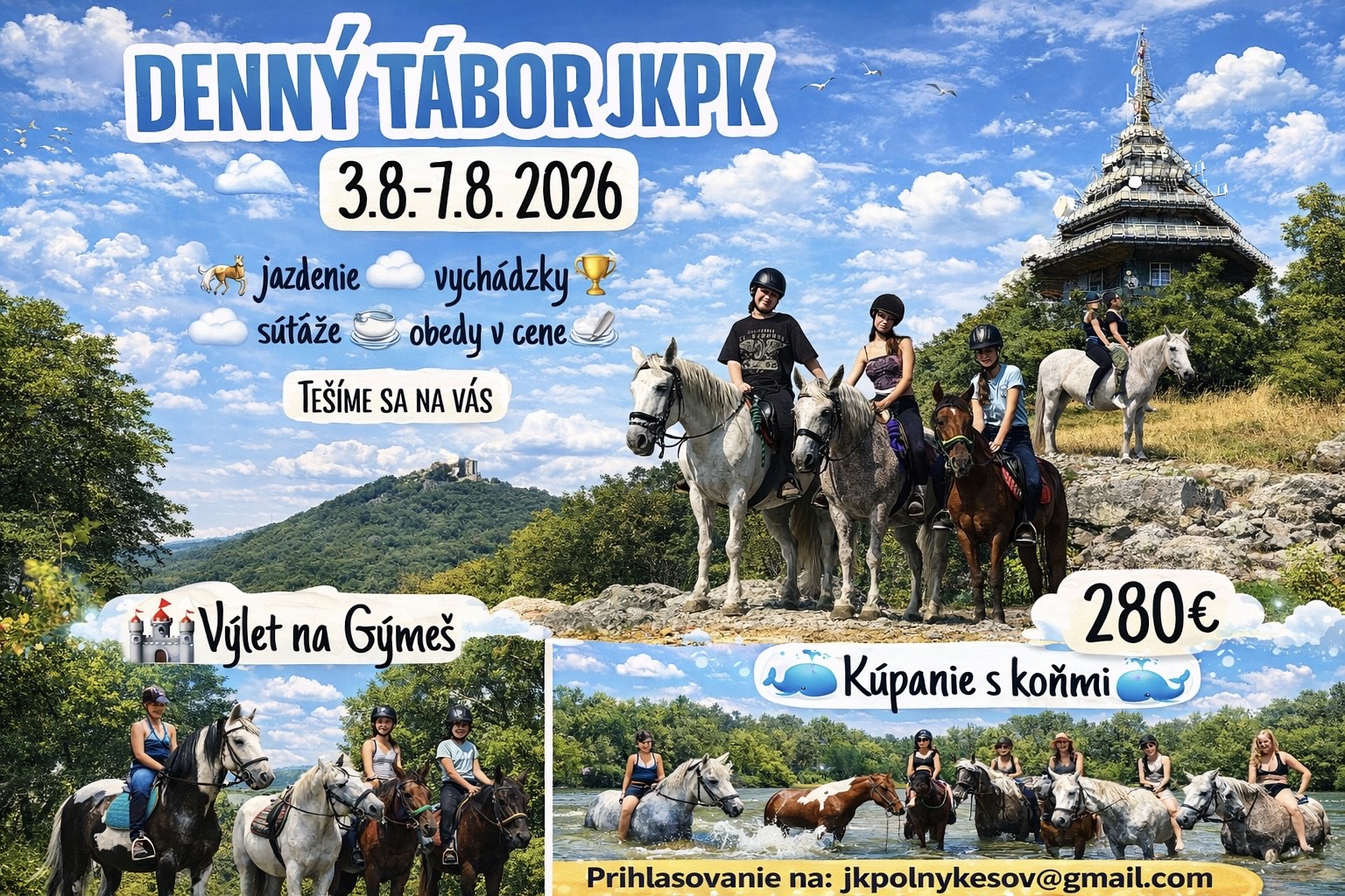 Denny tábor - JK Poľný Kesov